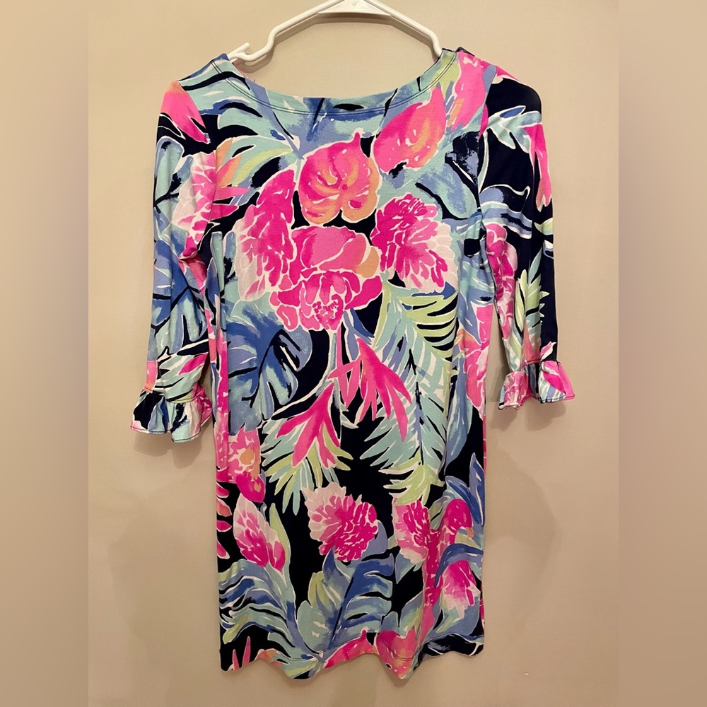 Lily Pulitzer girls 3/4 Sleeve Dress